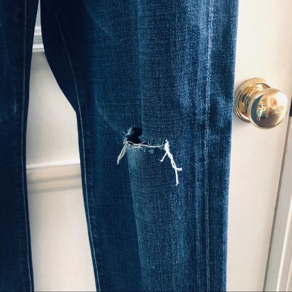 Men’s agave denim distressed jeans - Picture 2 of 6